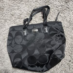 Coach Black Tote Bag